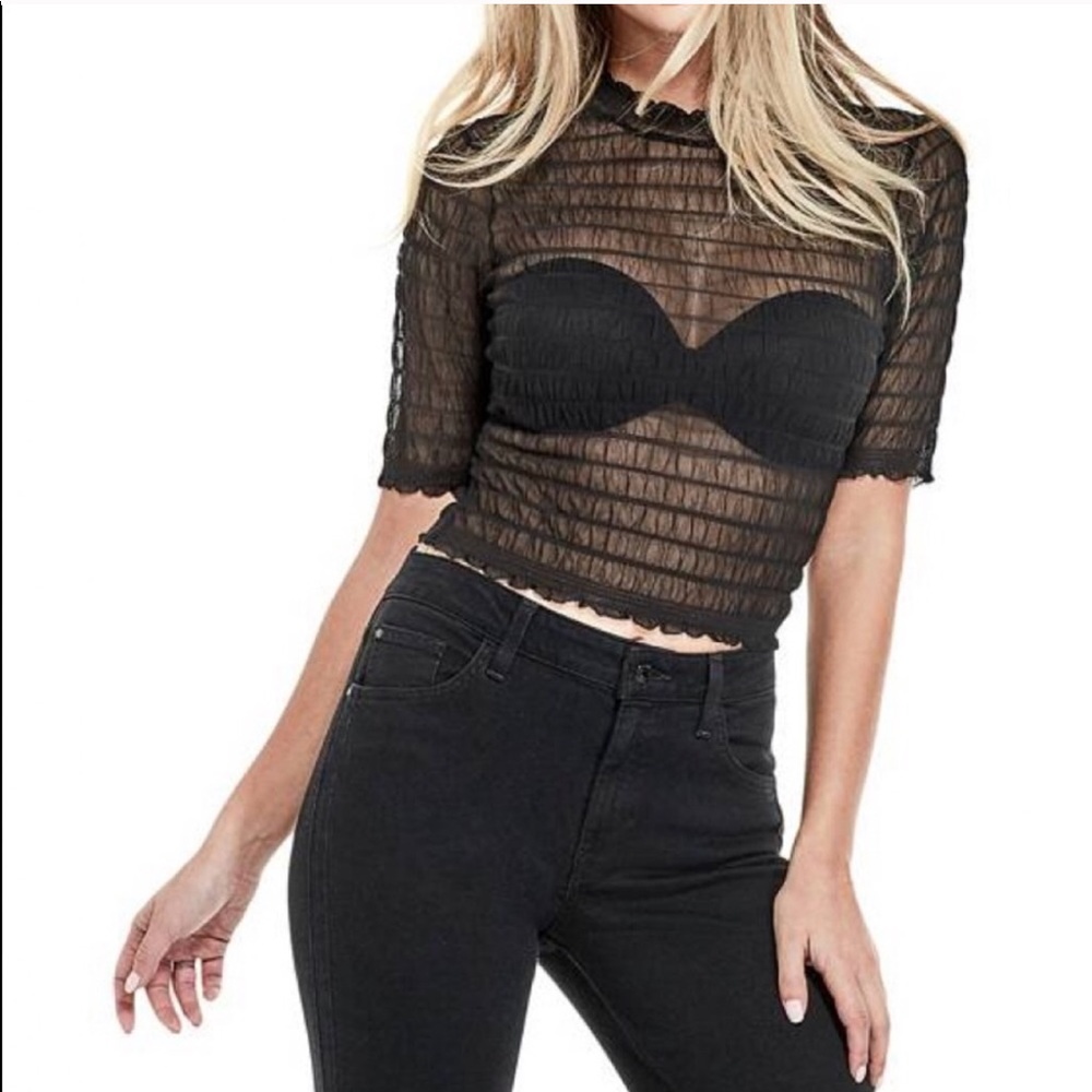 Guess Sheer Top